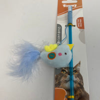 HKM-3440701 Whimsical Cat Toy on a Stick for Interactive Playtime