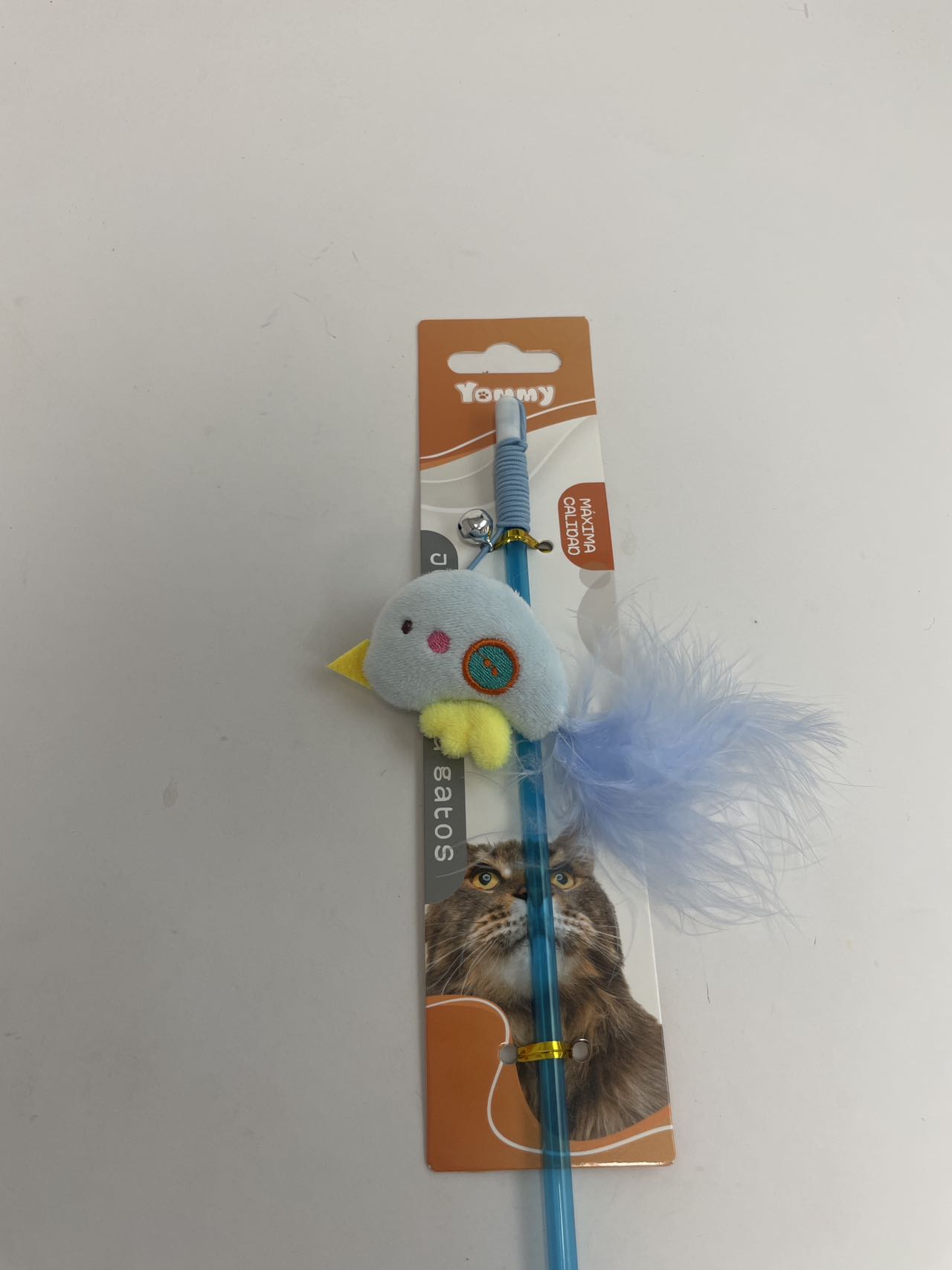 HKM-3440701 Whimsical Cat Toy on a Stick for Interactive Playtime