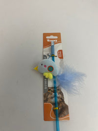 HKM-3440701 Whimsical Cat Toy on a Stick for Interactive Playtime