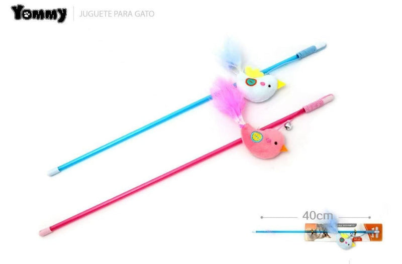HKM-3440701 Whimsical Cat Toy on a Stick for Interactive Playtime
