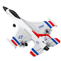 HKM-344083 3CH Remote Control F16 Airplane Model - 2.4G Outdoor Electric Glider for Ages 5 and Up