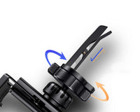 HKM-344147 Fully Automatic Gravity Air Outlet Dual-arm Car Mobile Phone Holder with One-handed Access
