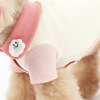 HKM-3442237 Cotton Bipedal Casual Cardigan for Pets - Available in Blue and Pink