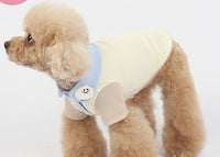 HKM-3442237 Cotton Bipedal Casual Cardigan for Pets - Available in Blue and Pink