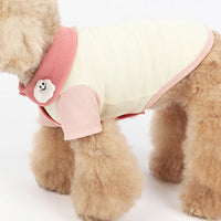HKM-3442237 Cotton Bipedal Casual Cardigan for Pets - Available in Blue and Pink