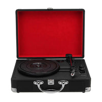 HKM-344275 Bluetooth Audio Record Player with Multi-Regional Compatibility and Handmade Design