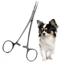 HKM-344339 Stainless Steel Pet Grooming Scissors for Cat and Dog Hair Trimming - 12.5cm Plucking Pliers