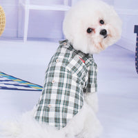 HKM-3444029 Lightweight Summer Dog Shirt with Double Diagonal Pockets for Small Dogs