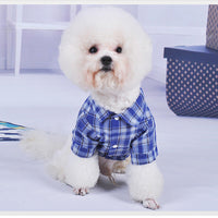 HKM-3444029 Lightweight Summer Dog Shirt with Double Diagonal Pockets for Small Dogs