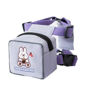 HKM-3445437 Korean Style Pet Backpack with Holding Rope in Purple, Yellow, and Green