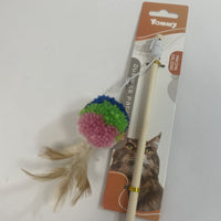 HKM-3446461 Interactive Cat Teaser Stick with Feather and Bell