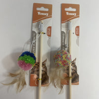 HKM-3446461 Interactive Cat Teaser Stick with Feather and Bell