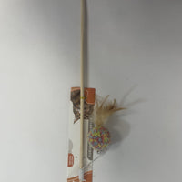 HKM-3446461 Interactive Cat Teaser Stick with Feather and Bell