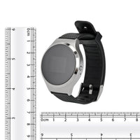 HKM-344659 Black Sports Watch with Recording Function and USB Charging