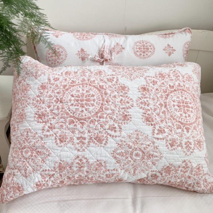 HKM-344659 Cotton Quilted Pillow Case - Simple and Stylish Design, 50CMx70CM