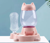 HKM-3447485 Automatic Pet Feeder and Water Dispenser, 800ml Food Bowl, Compact Design, Non-toxic PP Resin
