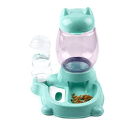 HKM-3447485 Automatic Pet Feeder and Water Dispenser, 800ml Food Bowl, Compact Design, Non-toxic PP Resin