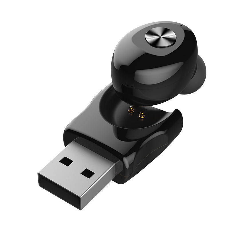 HKM-344787 Wireless Bluetooth Headset with LED Display - 9D HIFI Stereo, Ergonomic Design, Waterproof, Dual Microphone Capability