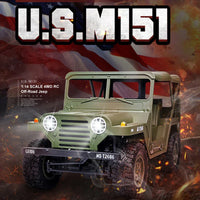 HKM-344851 1/14 Scale 4WD Remote Control Off-Road SUV Toy Car, High-Speed 20KN/H, Ready-to-Go, 6 Channels, Electric