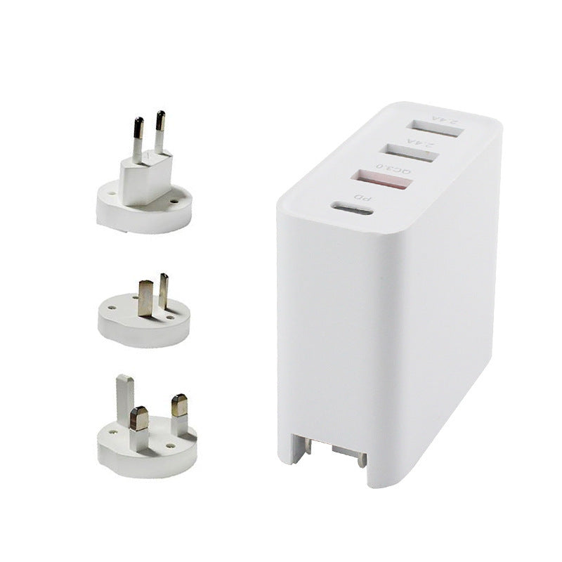 HKM-344979 48W Four-Port Type-C Mobile Phone Charger with Indication Function