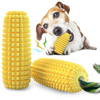 HKM-3450045 Durable Squeaky Corn Stick Dog Chew Toy for Small to Large Breeds