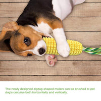 HKM-3450045 Durable Squeaky Corn Stick Dog Chew Toy for Small to Large Breeds