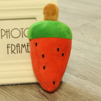 HKM-3451069 Plush Fruit and Vegetable Dog and Cat Toy - Soft, Cuddly Pet Plaything