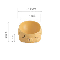 HKM-3451581 Creative Ceramic Bear Pet Bowl for Cats ¨C 160ml & 280ml Options