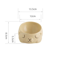 HKM-3451581 Creative Ceramic Bear Pet Bowl for Cats ¨C 160ml & 280ml Options