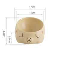 HKM-3451581 Creative Ceramic Bear Pet Bowl for Cats ¨C 160ml & 280ml Options