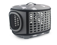 HKM-3453629 Cat Pattern Single Shoulder Pet Carrier Bag - Medium to Soft EVA, Ventilated Design for Pets Up to 15 kg