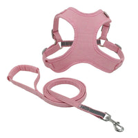 HKM-3456445 Lightweight Scalable Reflective Dog Traction Rope with Chest Strap - Multiple Colors Available