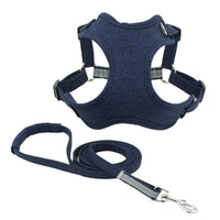 HKM-3456445 Lightweight Scalable Reflective Dog Traction Rope with Chest Strap - Multiple Colors Available