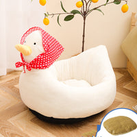 HKM-3457213 Cozy Cat Nest Filled with High Resilience Cloud Cotton in Soft Plush Fabrics