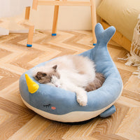HKM-3457213 Cozy Cat Nest Filled with High Resilience Cloud Cotton in Soft Plush Fabrics