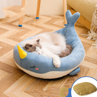 HKM-3457213 Cozy Cat Nest Filled with High Resilience Cloud Cotton in Soft Plush Fabrics