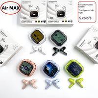 HKM-345747 AirMAX A9Pro In-Ear Bluetooth Headset with Transparent LCD Screen and Long Battery Life