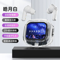 HKM-345747 AirMAX A9Pro In-Ear Bluetooth Headset with Transparent LCD Screen and Long Battery Life