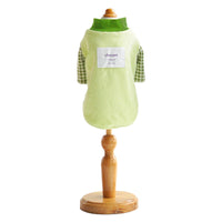 HKM-3457725 Soft Knitted Pet Shirt for Small Dogs in Swan Blue, Matcha Green, and Chocolate