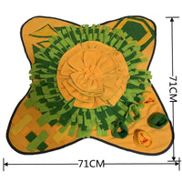 HKM-3457981 Anti-Slip Polar Fleece Slow Food Sniffing Pad for Cats and Dogs