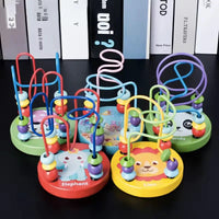 HKM-345875 Colorful Montessori Wooden Blocks Educational Toy for Children and Toddlers