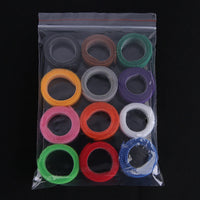 HKM-3459133 Adjustable Rainbow Velcro Identification Collar for Kittens and Puppies, Soft Nylon, Perfect for Newborn Pets