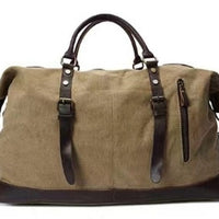 HKM-3459389 Large Capacity Canvas Casual Travel Messenger Bag in Various Colors