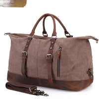 HKM-3459389 Large Capacity Canvas Casual Travel Messenger Bag in Various Colors