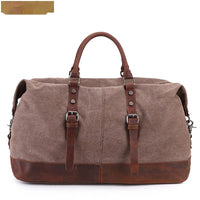 HKM-3459389 Large Capacity Canvas Casual Travel Messenger Bag in Various Colors