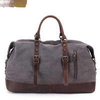 HKM-3459389 Large Capacity Canvas Casual Travel Messenger Bag in Various Colors
