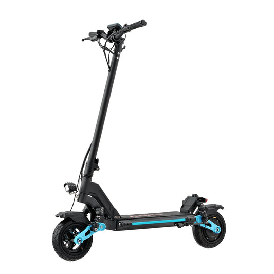 HKM-345939 48V Electric Scooter with Dual Shock Absorption and Front Disc Brake, Foldable, 30-50 Km/h Speed, 10-20 Ah Battery, 30-40 Km Range