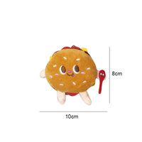 HKM-3460413 Chew-Friendly Cat Mint Hamburger & Chicken Leg Teething Toy for Kittens