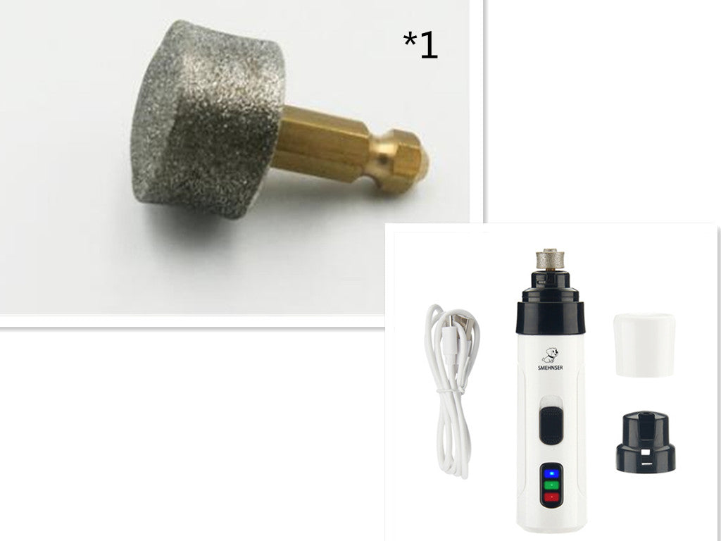 HKM-3460925 Electric Pet Nail Polisher with Ultra-Quiet Motor and USB Charging for Safe and Easy Grooming