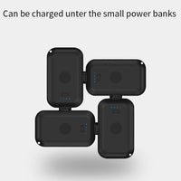 HKM-346131 Mini Capsule Magnetic Charging Power Bank with LED Flashlight - 8000 mAh Capacity, Universal Fit